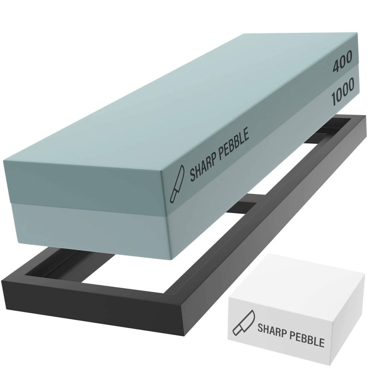 Sharp Pebble premium whetstone 400/1000 grit for edge restoration