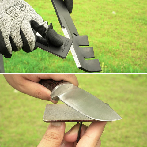 SHARPAL 116N sharpens knives and tools to a refined edge.
