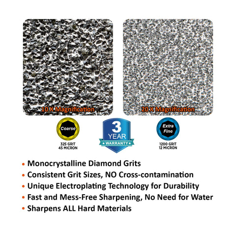 SHARPAL 127N extra-fine 1200 grit surface for honing and finishing