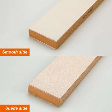 Includes 2 oz green buffing compound for polishing edges.