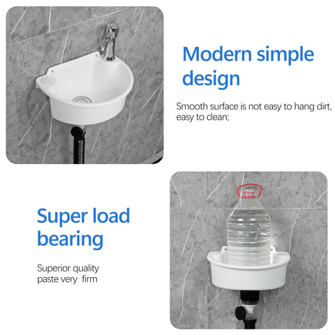 shawoo compact washbasin semi-circular fits tight spaces
