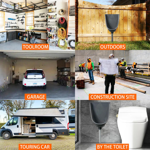 Shawoo outdoor urinal suitable for garden or RV use.