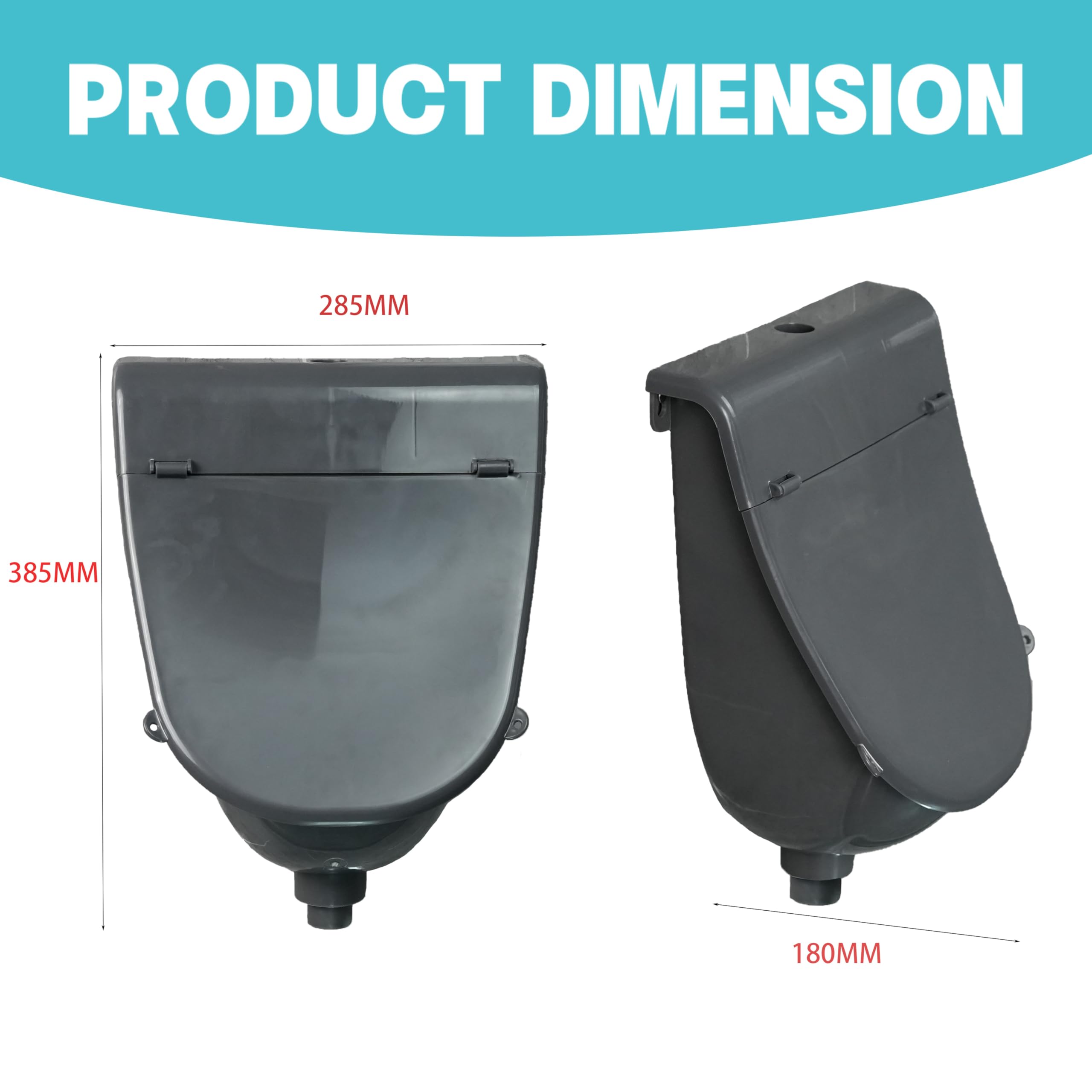 Shawoo suction cup mounting kit for damage-free installation.