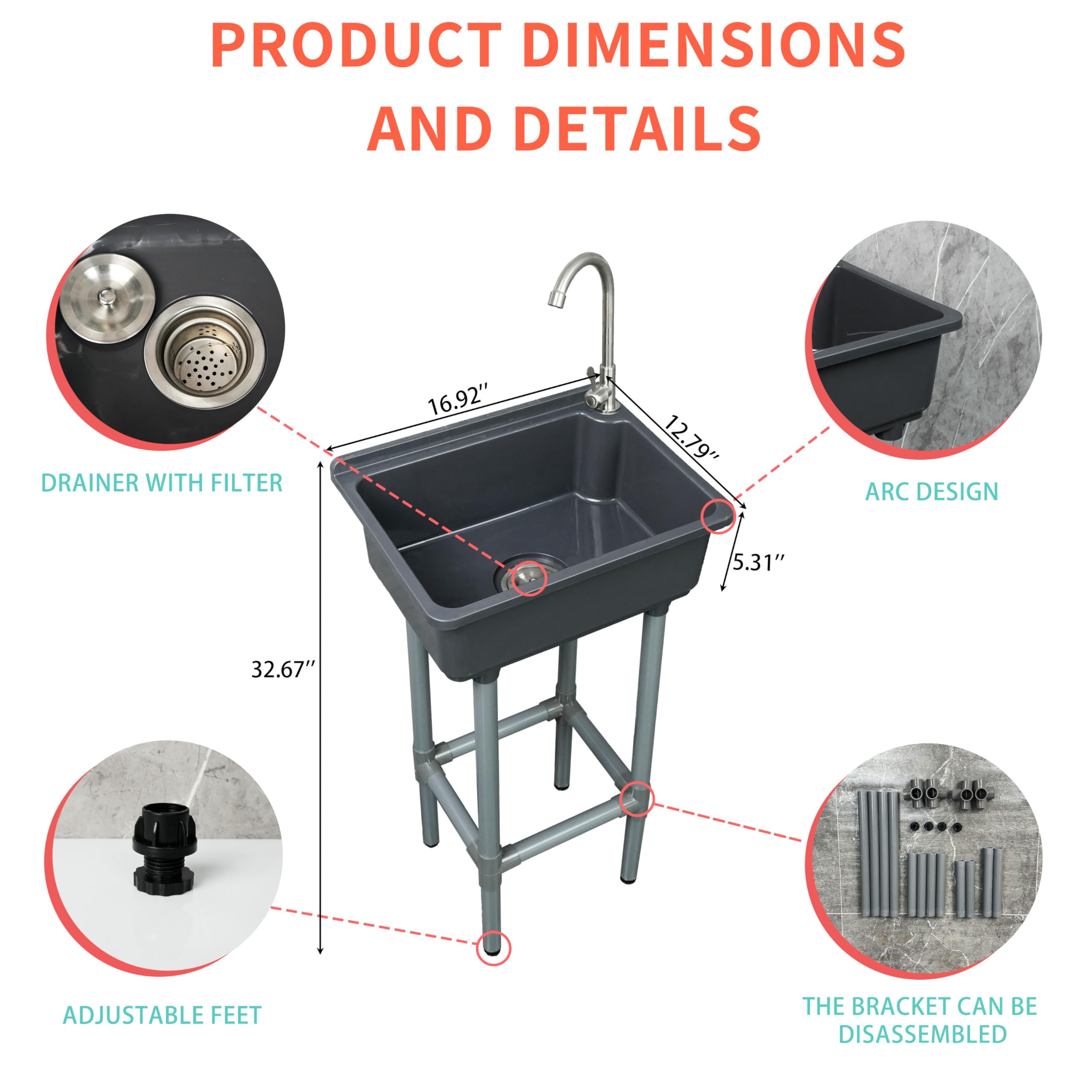 shawoo wall-mount no-hole option for tile surfaces