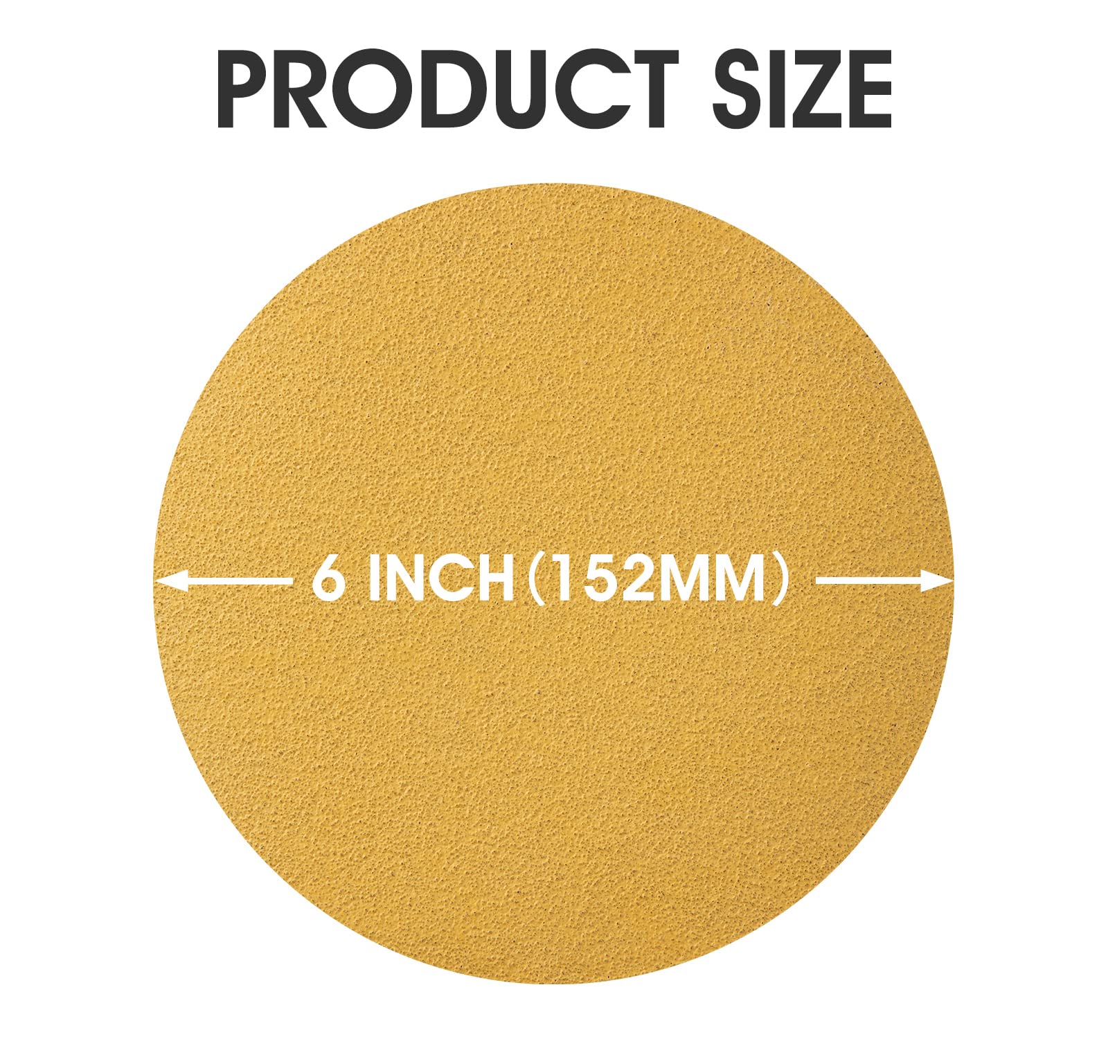Shawya aluminum oxide 6-inch disc reduces clogging for longer life in projects