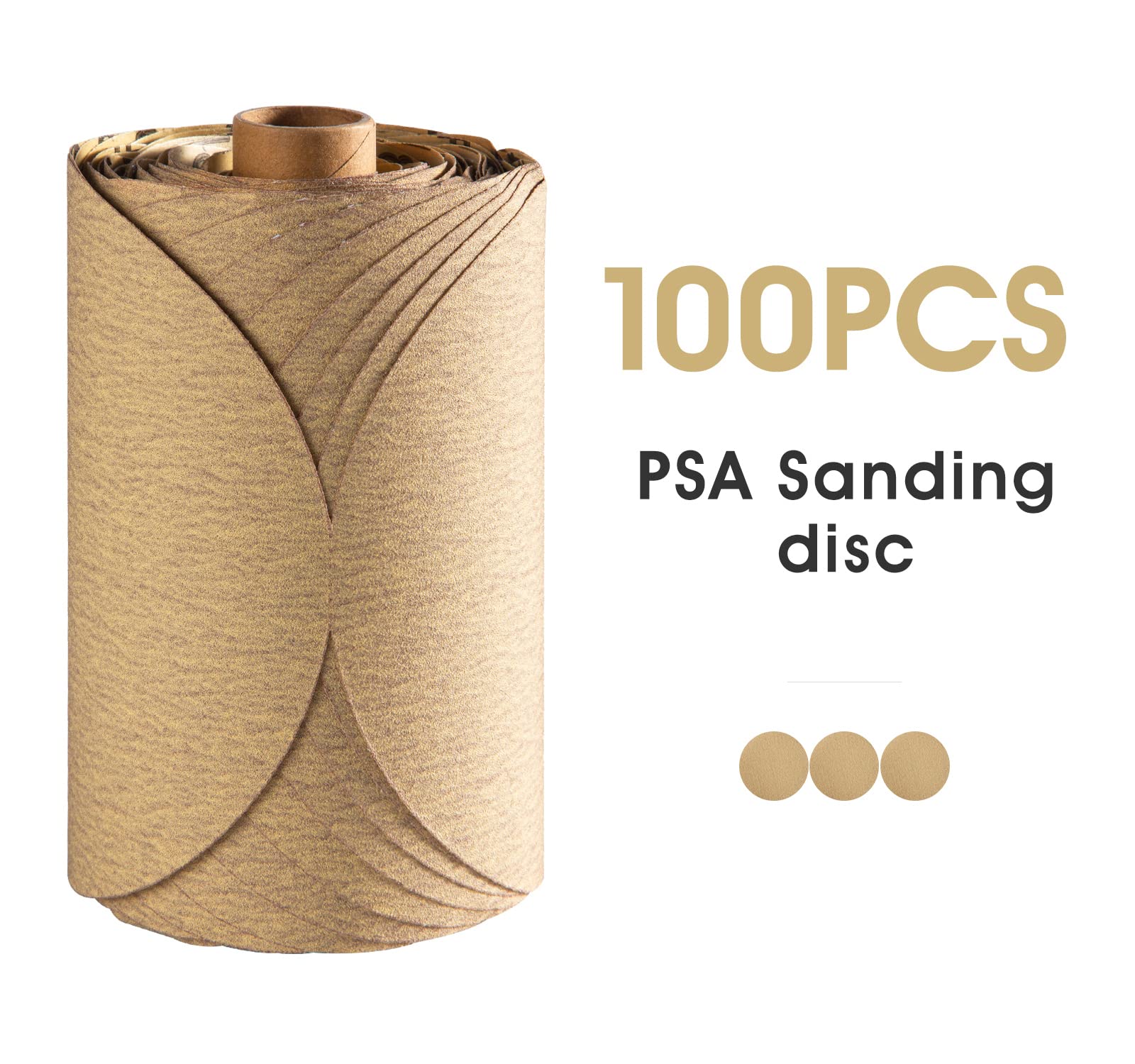Shawya PSA disc set stays in place, minimizing interruptions during sanding
