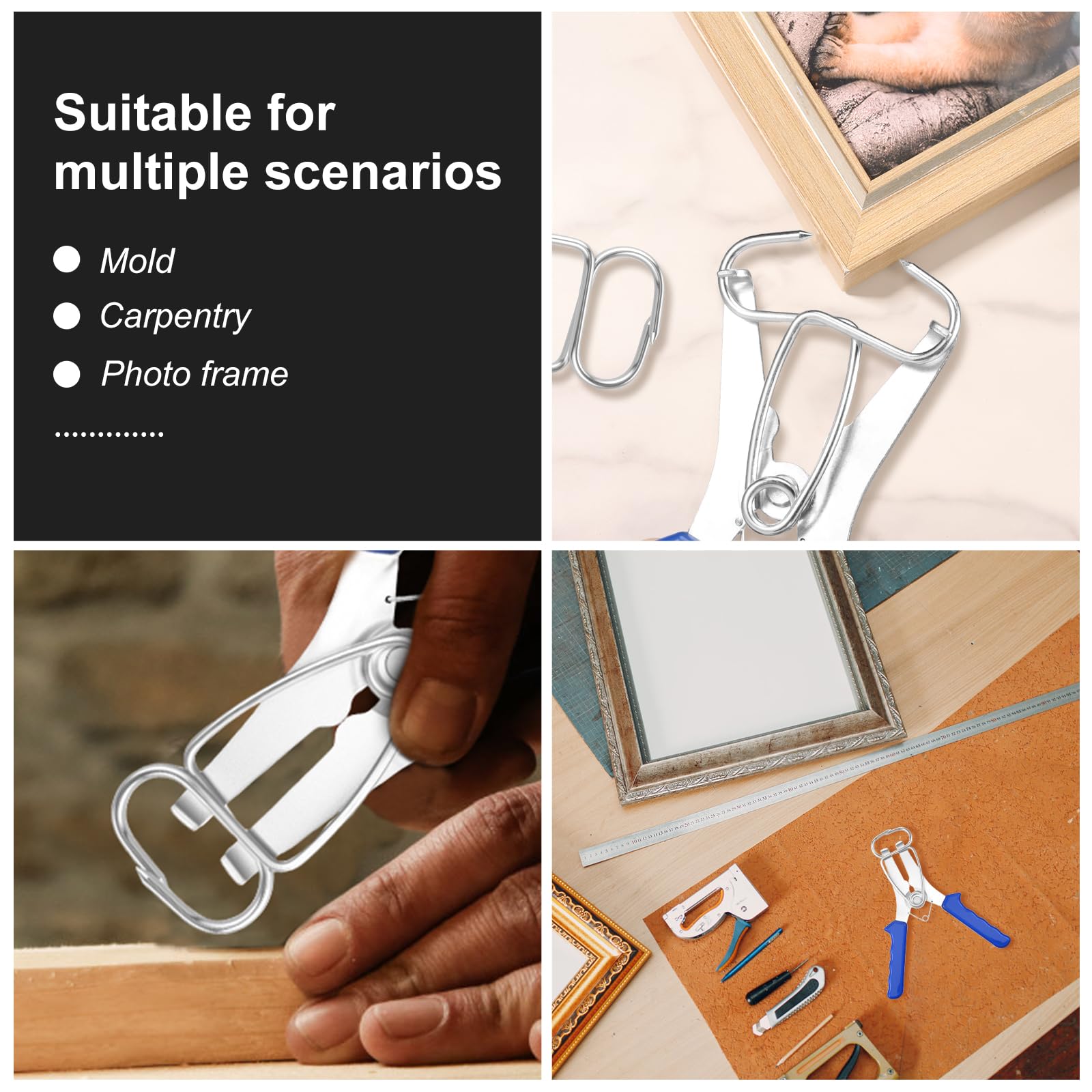 SHCJINGK rubber-coated handles reduce hand fatigue during use.