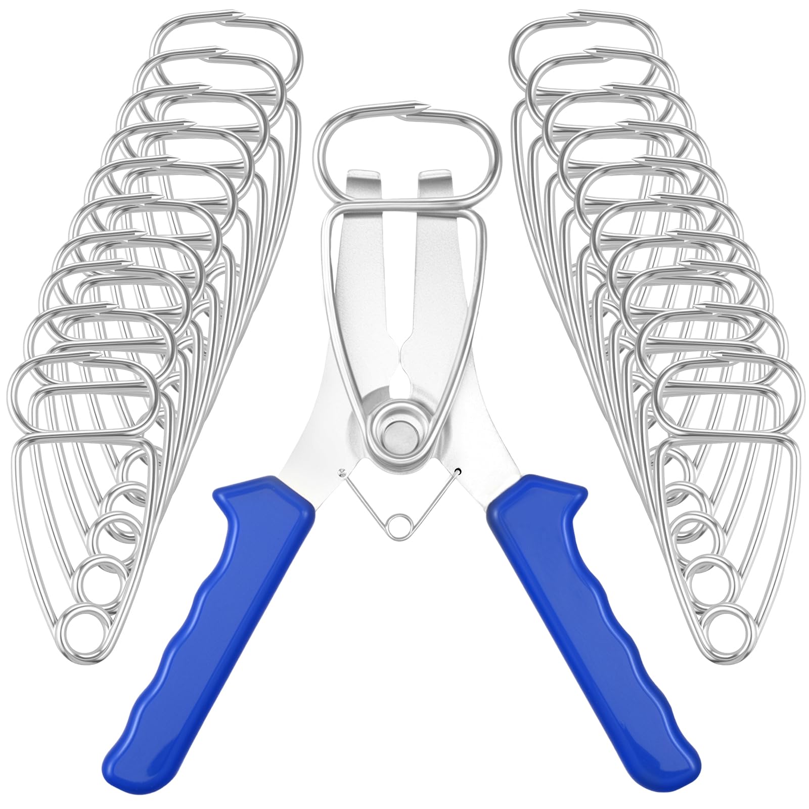SHCJINGK spring-loaded pliers with ergonomic grips for easy, stable clamping.
