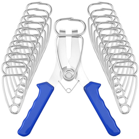 SHCJINGK spring-loaded pliers with ergonomic grips for easy, stable clamping.