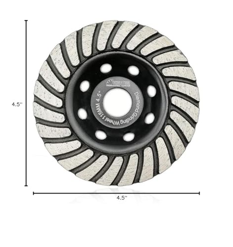 SHDIATOOL 24-diamond segments handle concrete, granite, and brick efficiently.