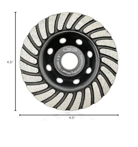 SHDIATOOL 24-diamond segments handle concrete, granite, and brick efficiently.
