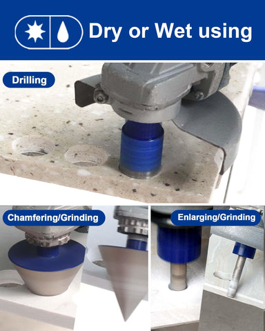 SHDIATOOL 65mm core bit for deep, clean cuts in granite and marble