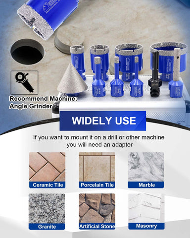 SHDIATOOL 6mm core bit delivers precise holes in porcelain and ceramic
