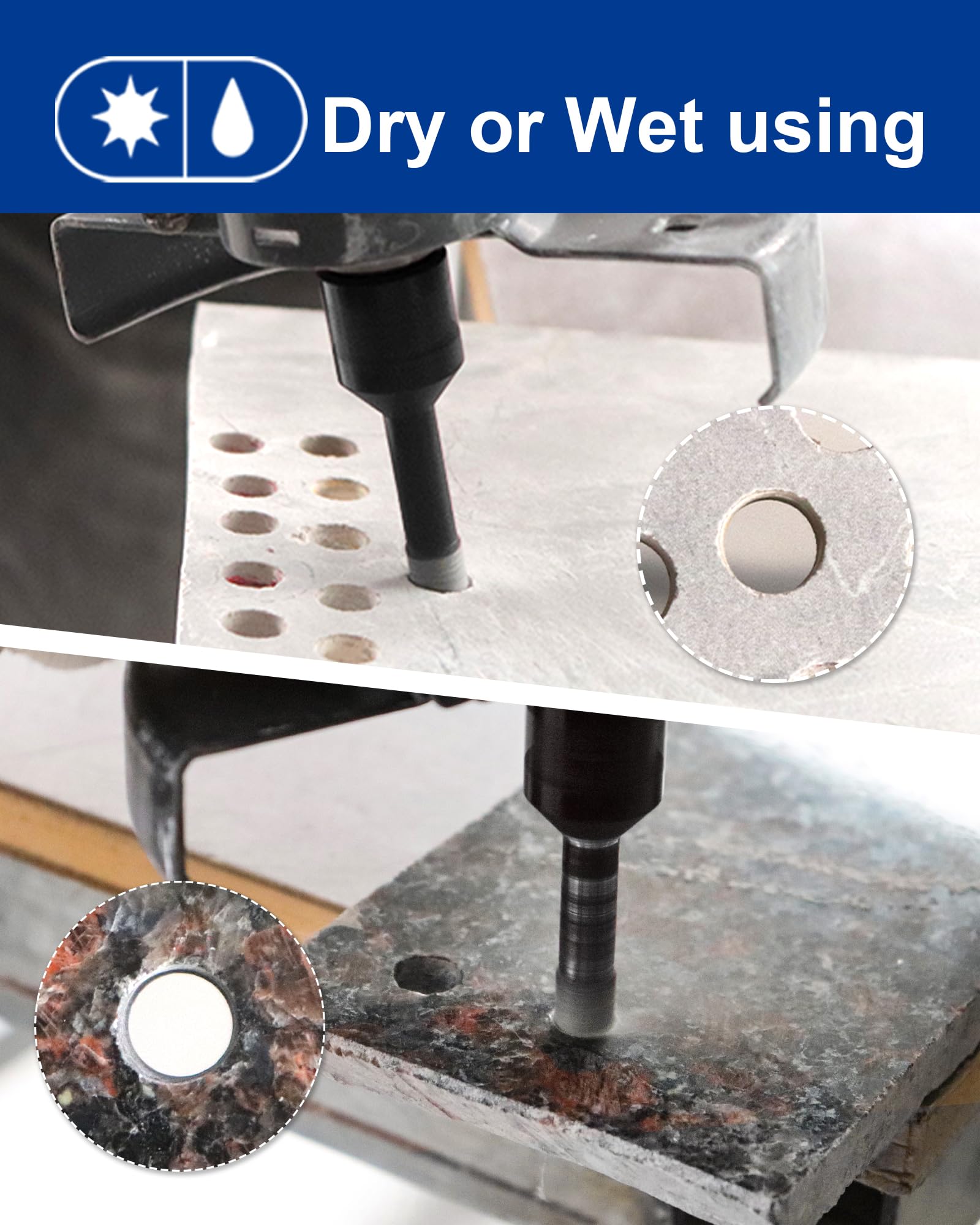 SHDIATOOL 6 mm diamond drill for porcelain tile applications
