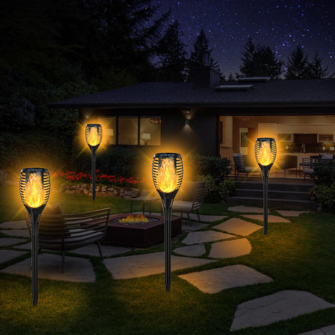 SHEDALED solar-pathway lights install easily without tools.