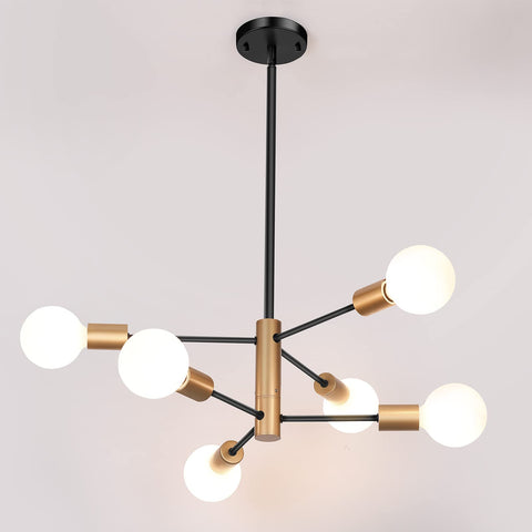 Sheetea sputnik chandelier durable finish resists rust and maintains shine.
