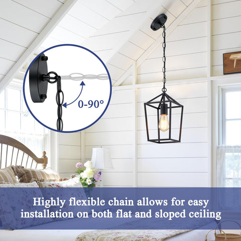 Sheetea entryway pendant light adds welcoming rustic-modern vibe