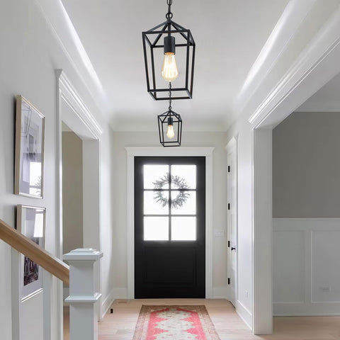 Sheetea modern farmhouse black pendant lighting complements many styles