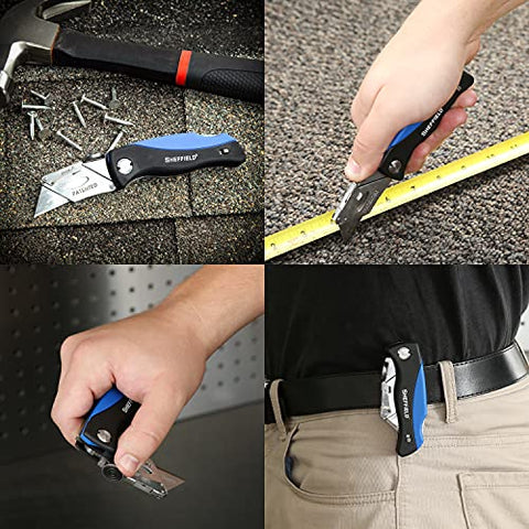 Sheffield compact knife in hand offers precise control anywhere.