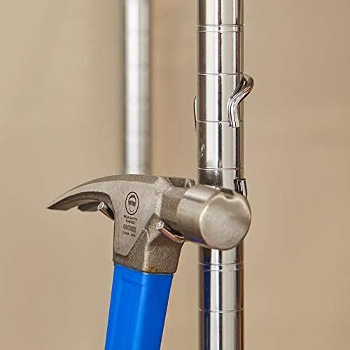 Shelf Pole Hooks Think Outside the Pole snapped onto 1-inch shelving quickly.