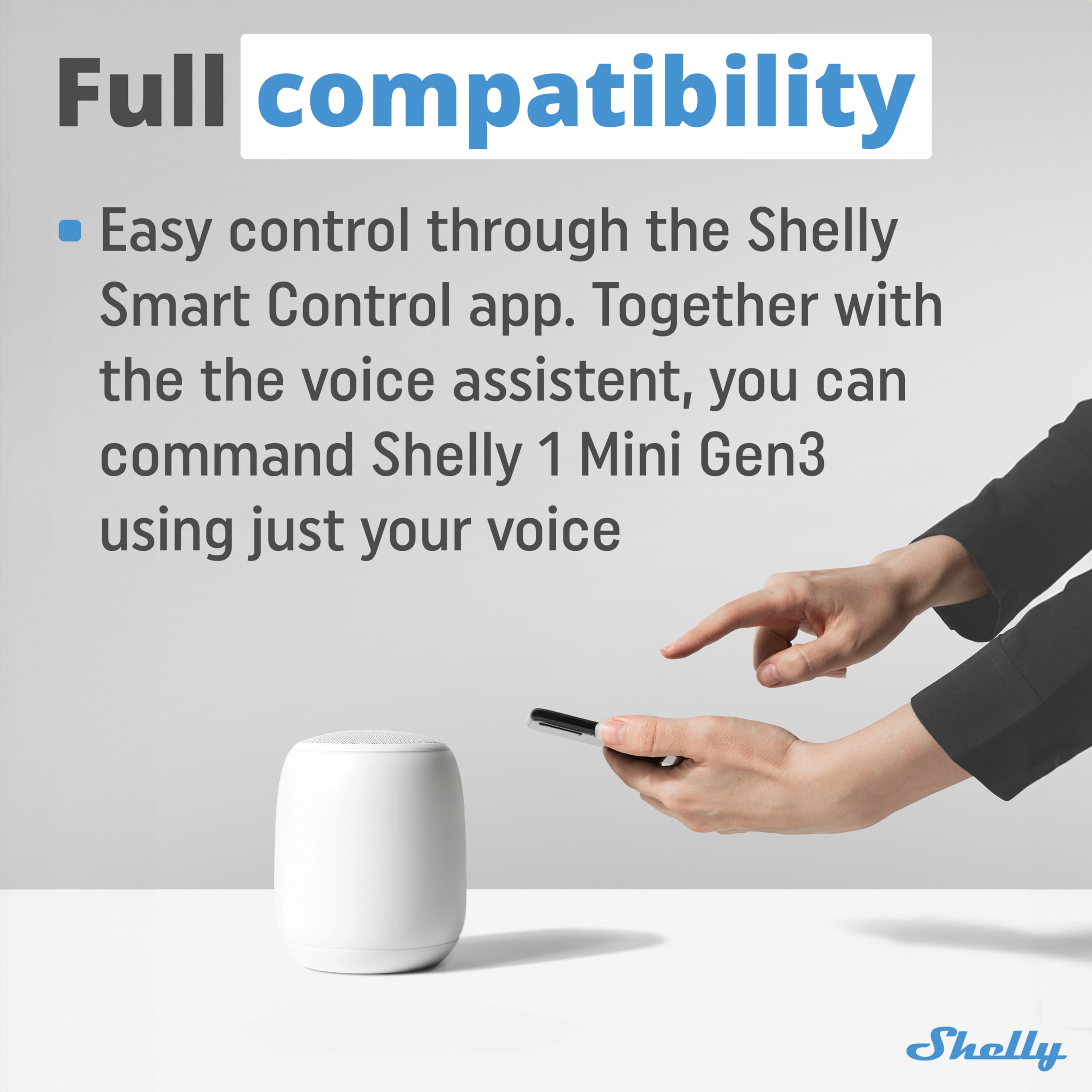 Shelly 1 Mini Gen3 two pack in box for multiple circuits