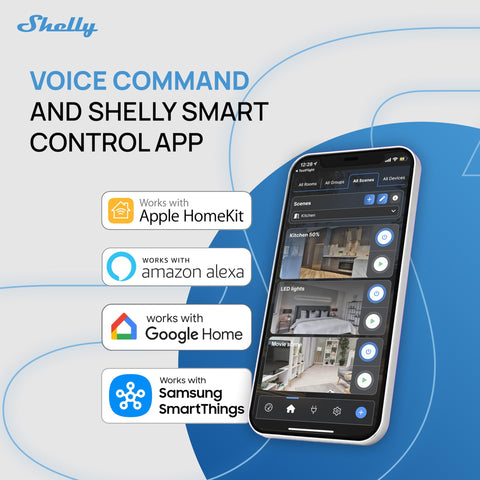 Shelly 1PM Gen4 4-pack packaging for multi-device setups.