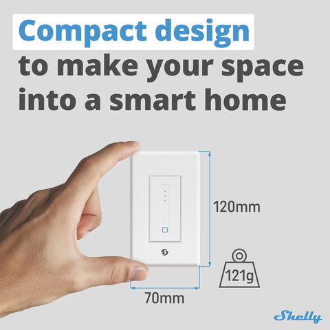 Shelly Plus Wall Dimmer US LED indicator brightness customization