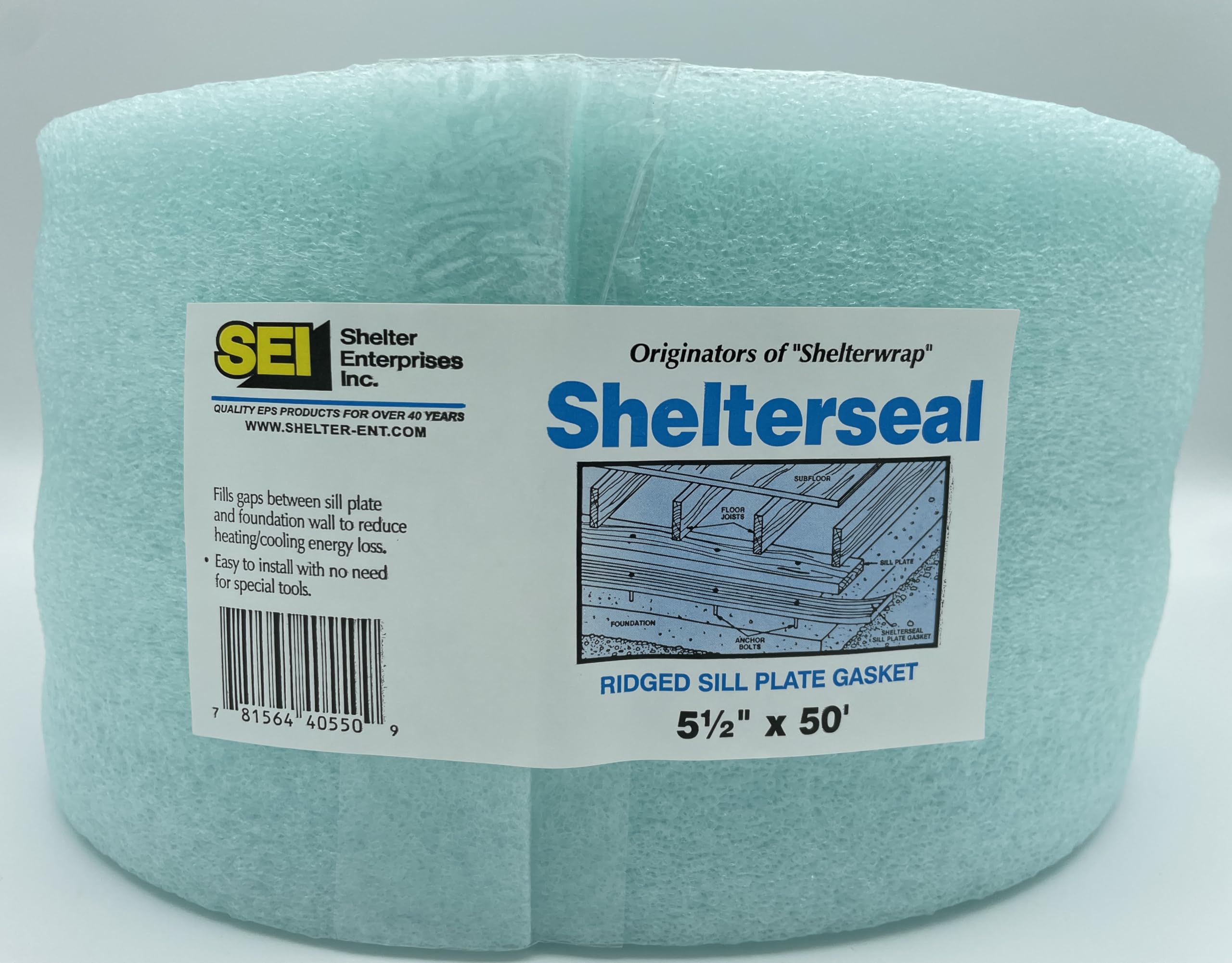 Shelterseal sill seal aqua installation demo with tool-free setup