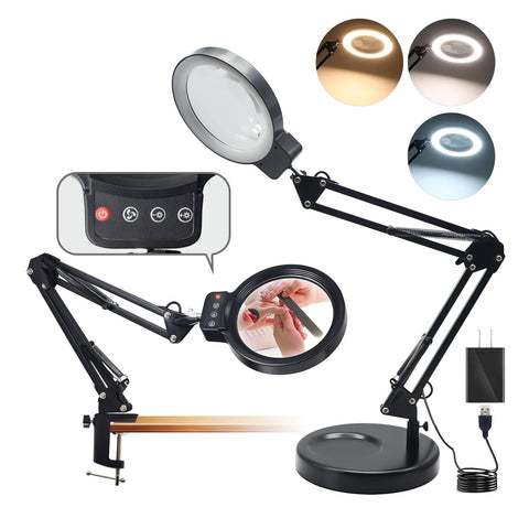 SHEMYUCE 10x/20x magnifying lens for precise detail work