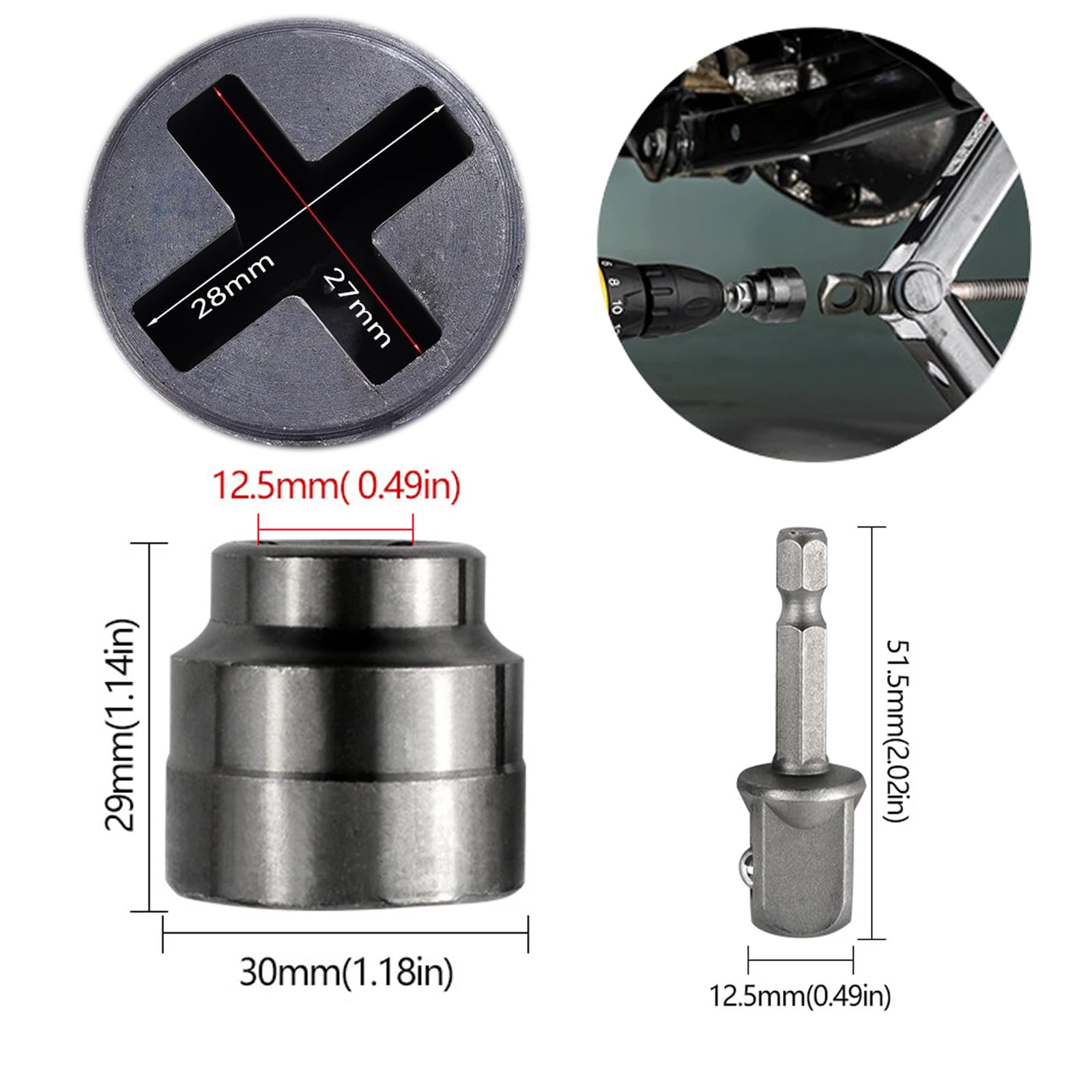 Shengyoude hand drill and ratchet tool enabling fast tool changes during maintenance.