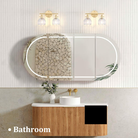 Shenmoyl 2-light fixture styling in vintage and modern interiors