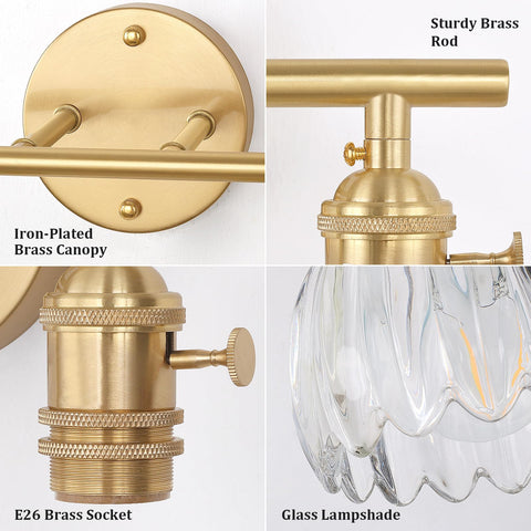 Shenmoyl vanity light suitable for bathroom and bedroom spaces
