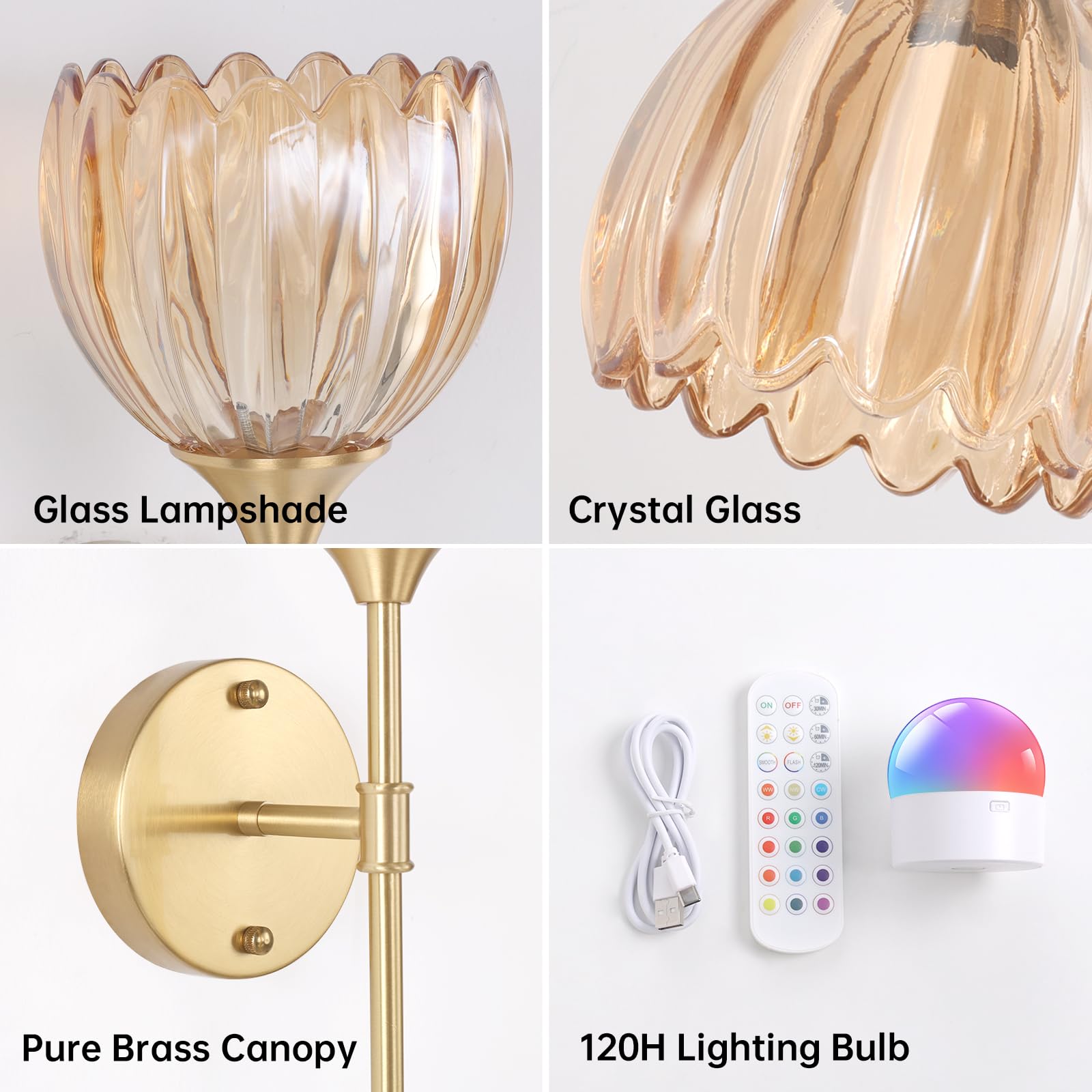 Shenmoyl color temperature and RGB options for mood lighting.