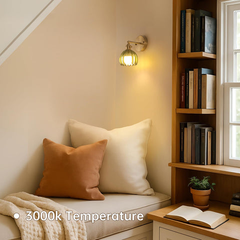 Shenmoyl compact arm sconce fits small spaces warmly.