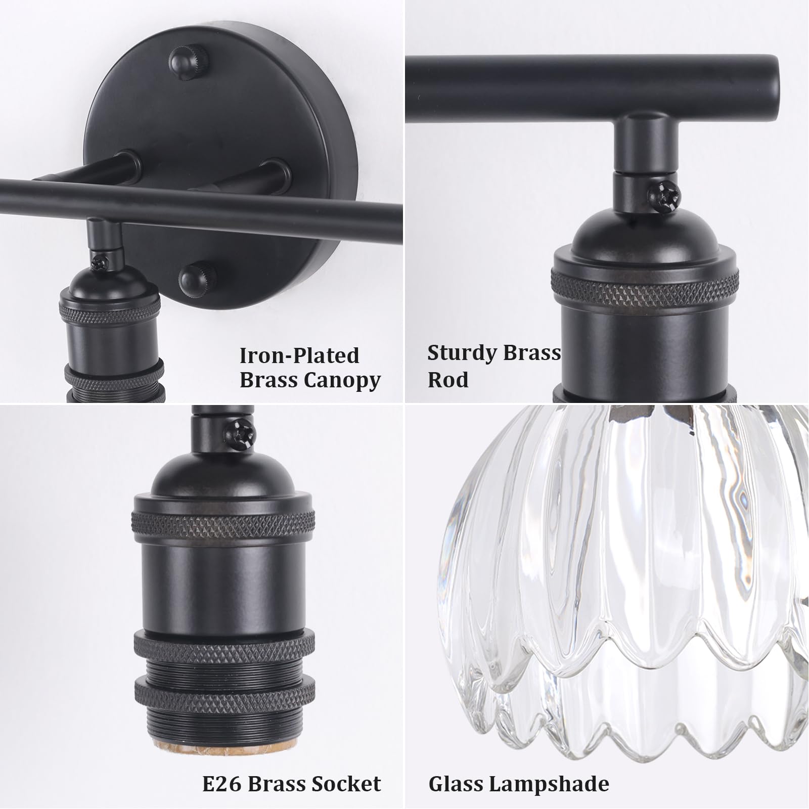 Shenmoyl moisture-proof finish keeps fixtures looking new.