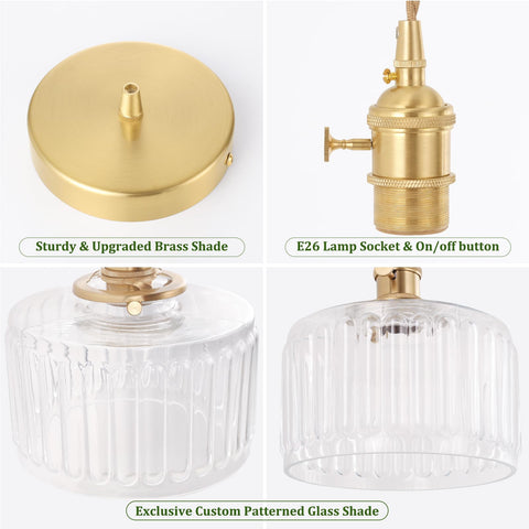 Shenmoyl pendant light ideal for kitchen islands and dining tables.