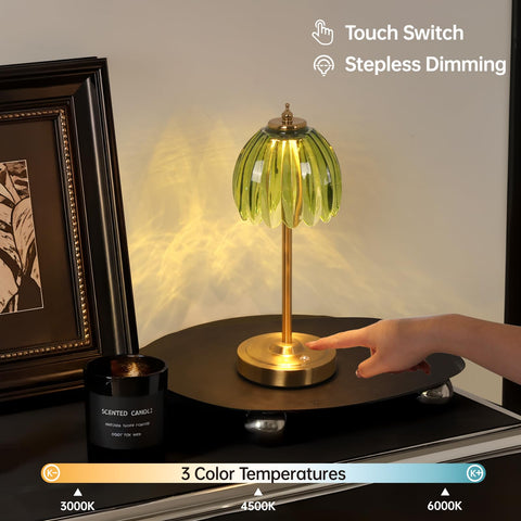 Shenmoyl wireless table lamp base frees you from outlets.