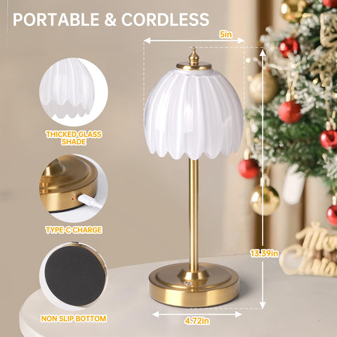 Shenmoyl Tulip Lamp offers 3 color temperatures for tasks.