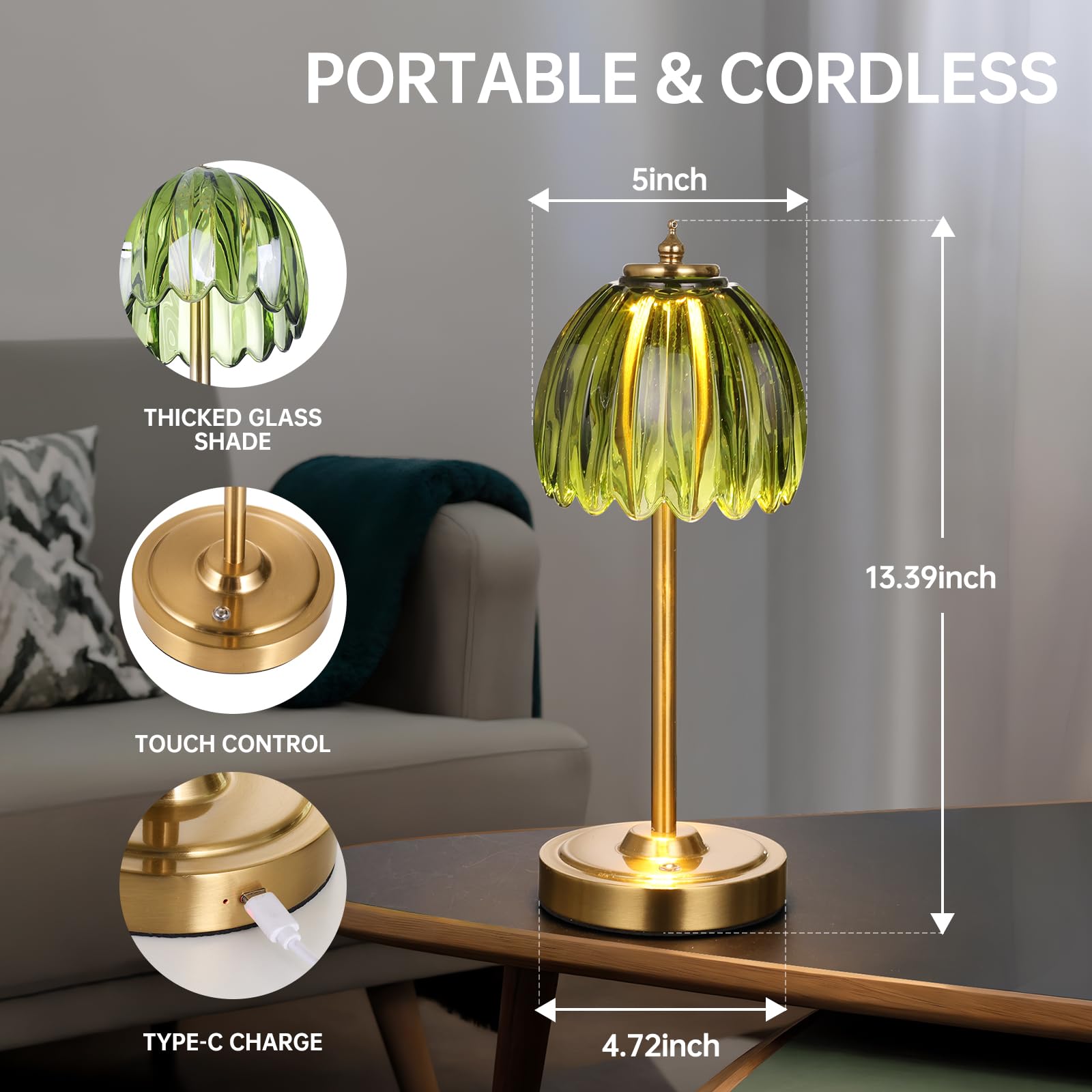 Shenmoyl tulip lamp makes a stylish housewarming gift.