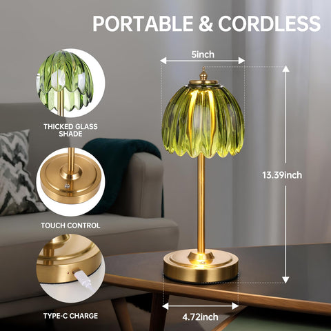 Shenmoyl tulip lamp makes a stylish housewarming gift.