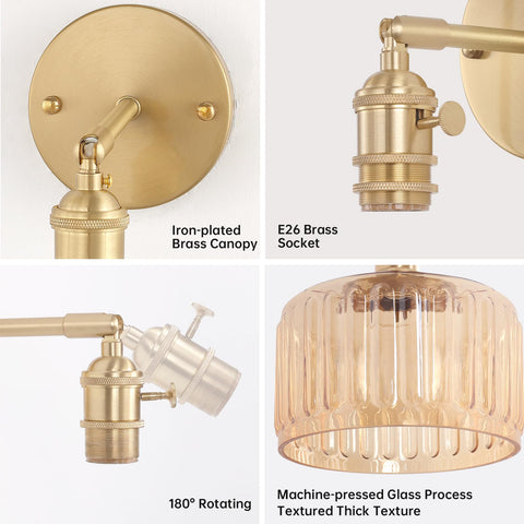 Shenmoyl wall sconce lighting for kitchen or porch with warm ambiance.