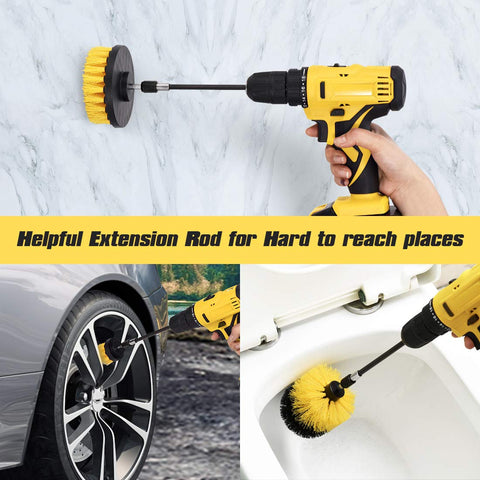 SHIELDPRO bathroom scrubbing heads brighten tubs and sinks without scratching