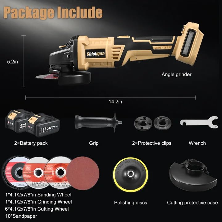 ShieldPro cutting wheels and grinding wheel set for efficient metal work.