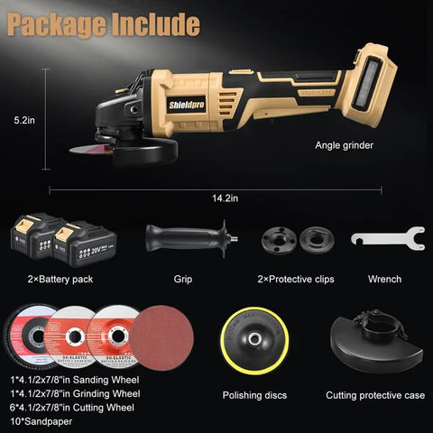 ShieldPro cutting wheels and grinding wheel set for efficient metal work.