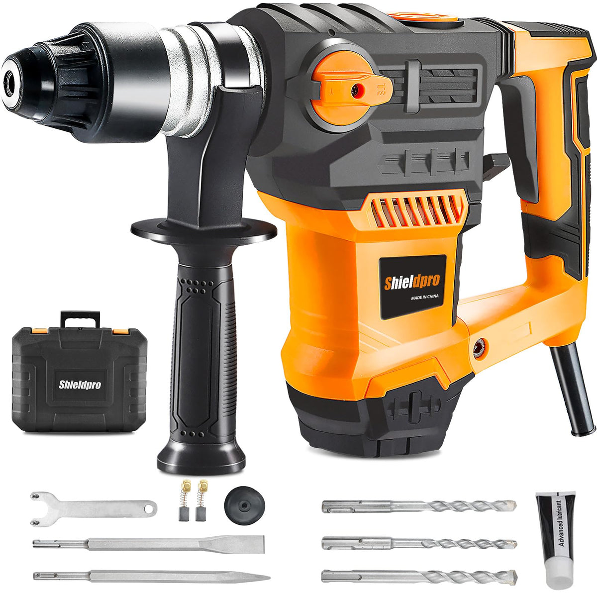 SHIELDPRO hammer drill 1500W motor for heavy-duty concrete work