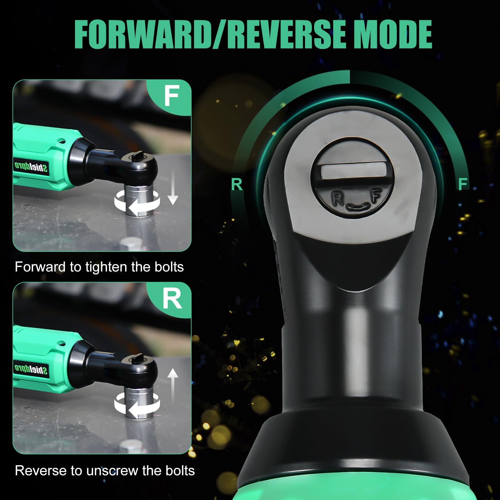ShieldPro two battery pack extending runtime for longer projects.