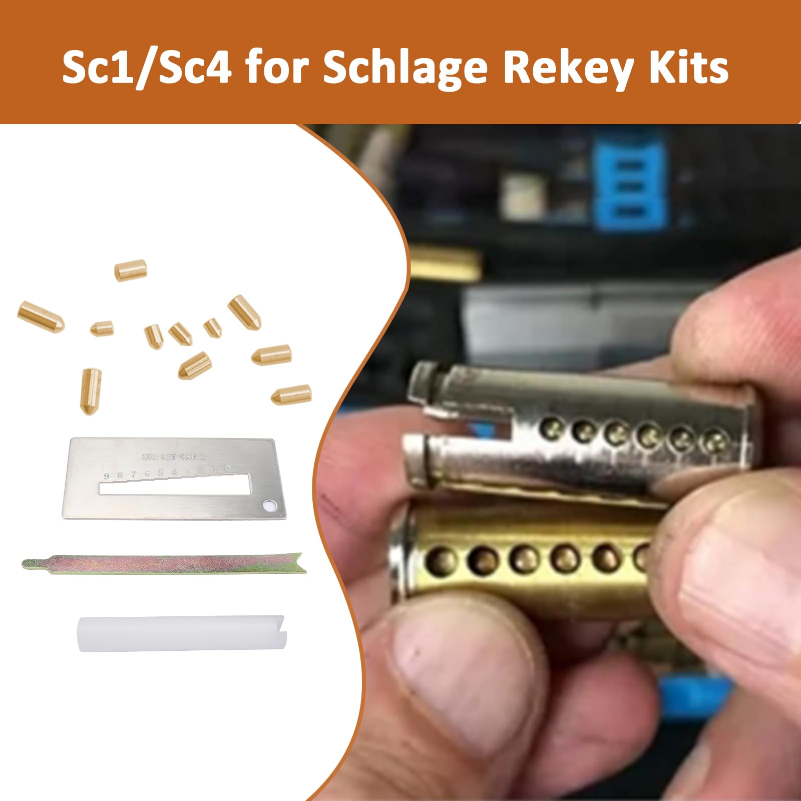 Shiguan patio door compatibility guide to align locks with Schlage keyways.