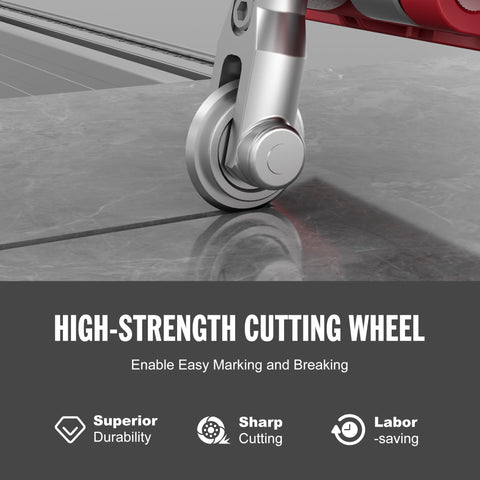 SHIJING porcelain tile cutter demonstrates precise cutting process