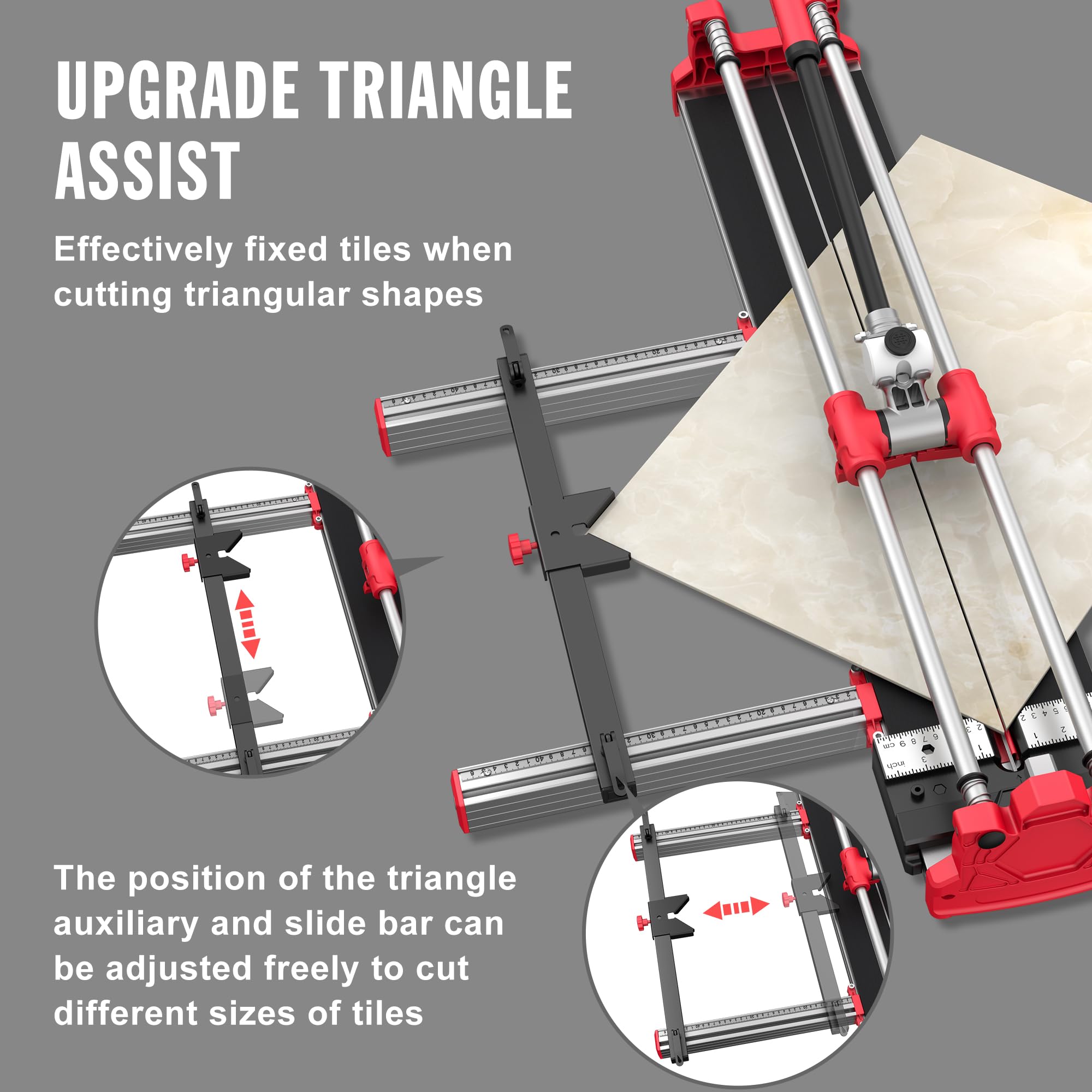 SHIJING adjustable aluminum feet provide stable support during cuts