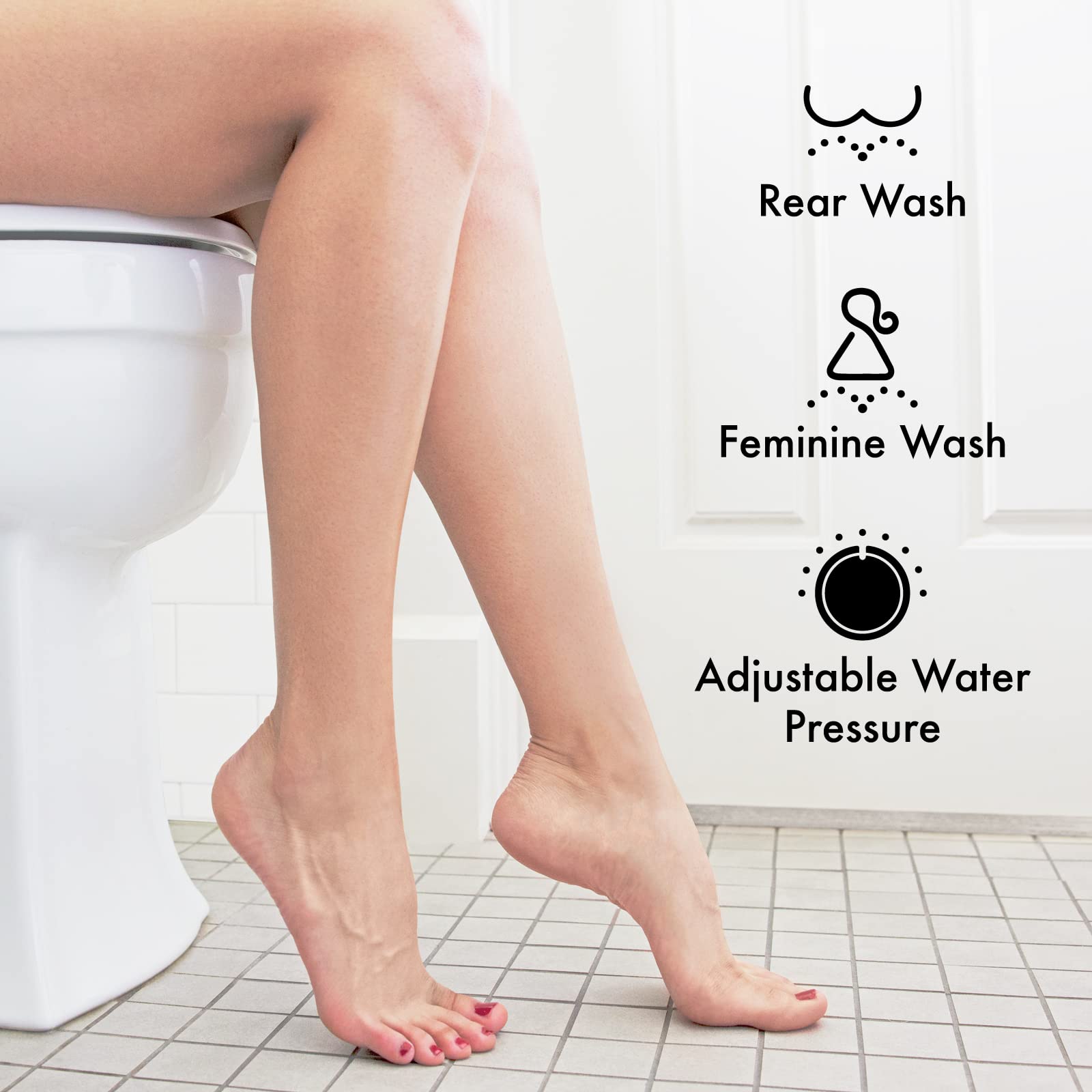 Shikitek non-electric attachment installs on existing toilets with simple steps